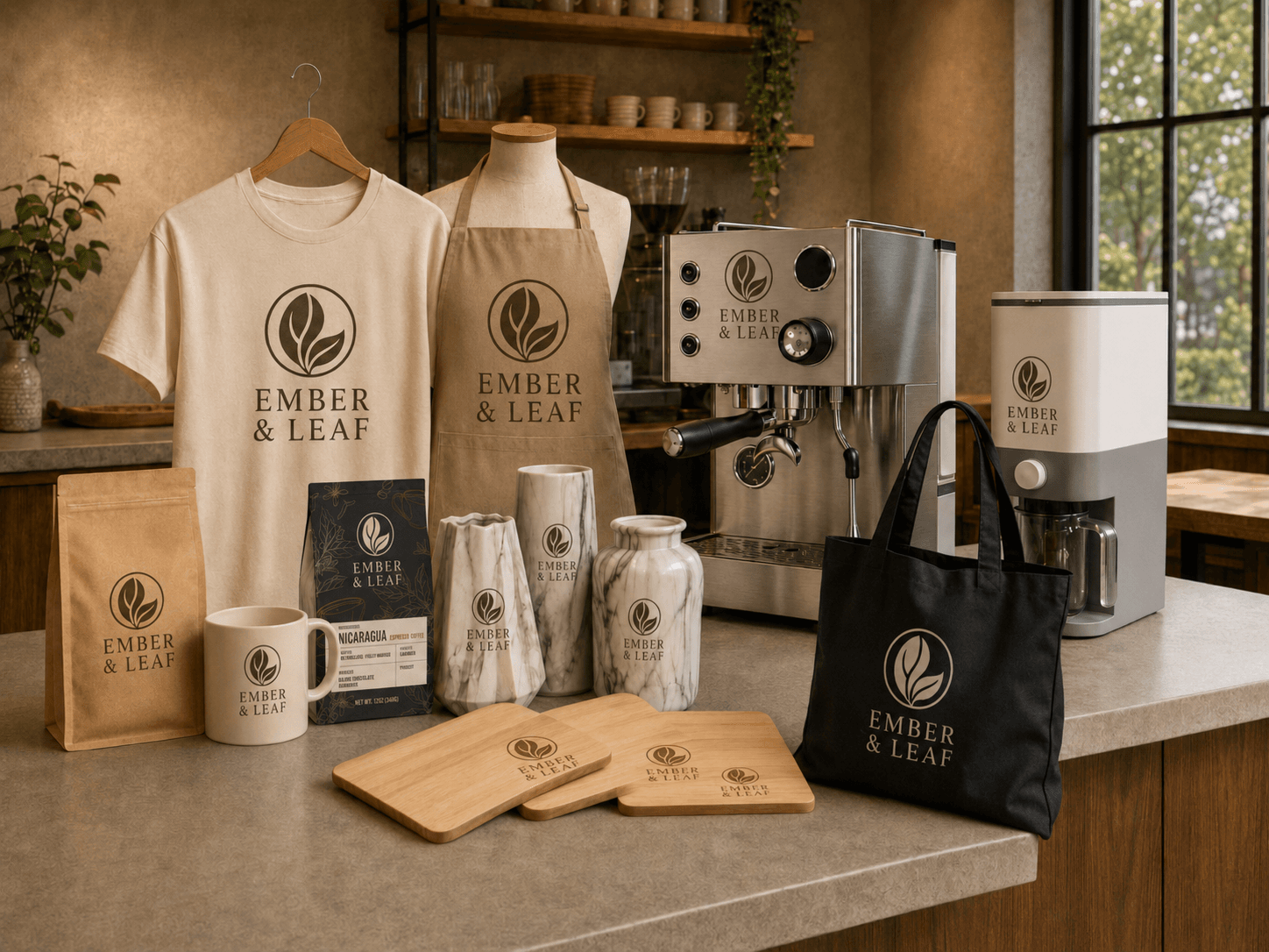 Cafe & hospitality brandables